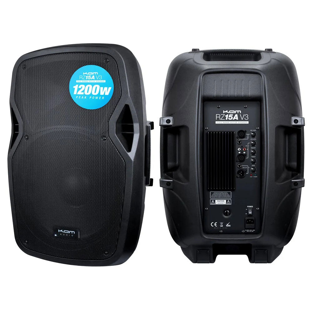 Kam RZ15A V3 1200w Active Speaker