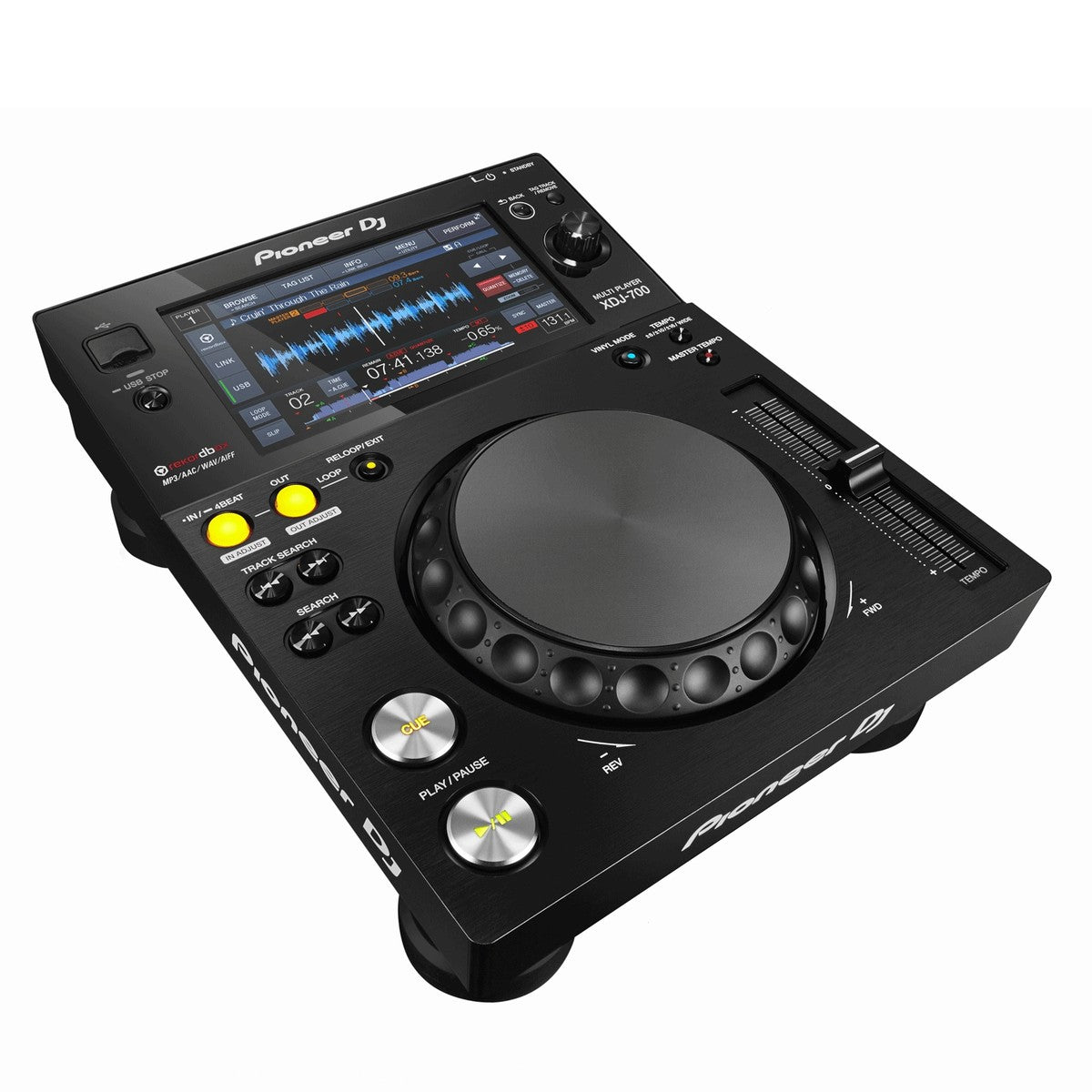 Pioneer DJ XDJ-700 Touch Screen Digital Player angle