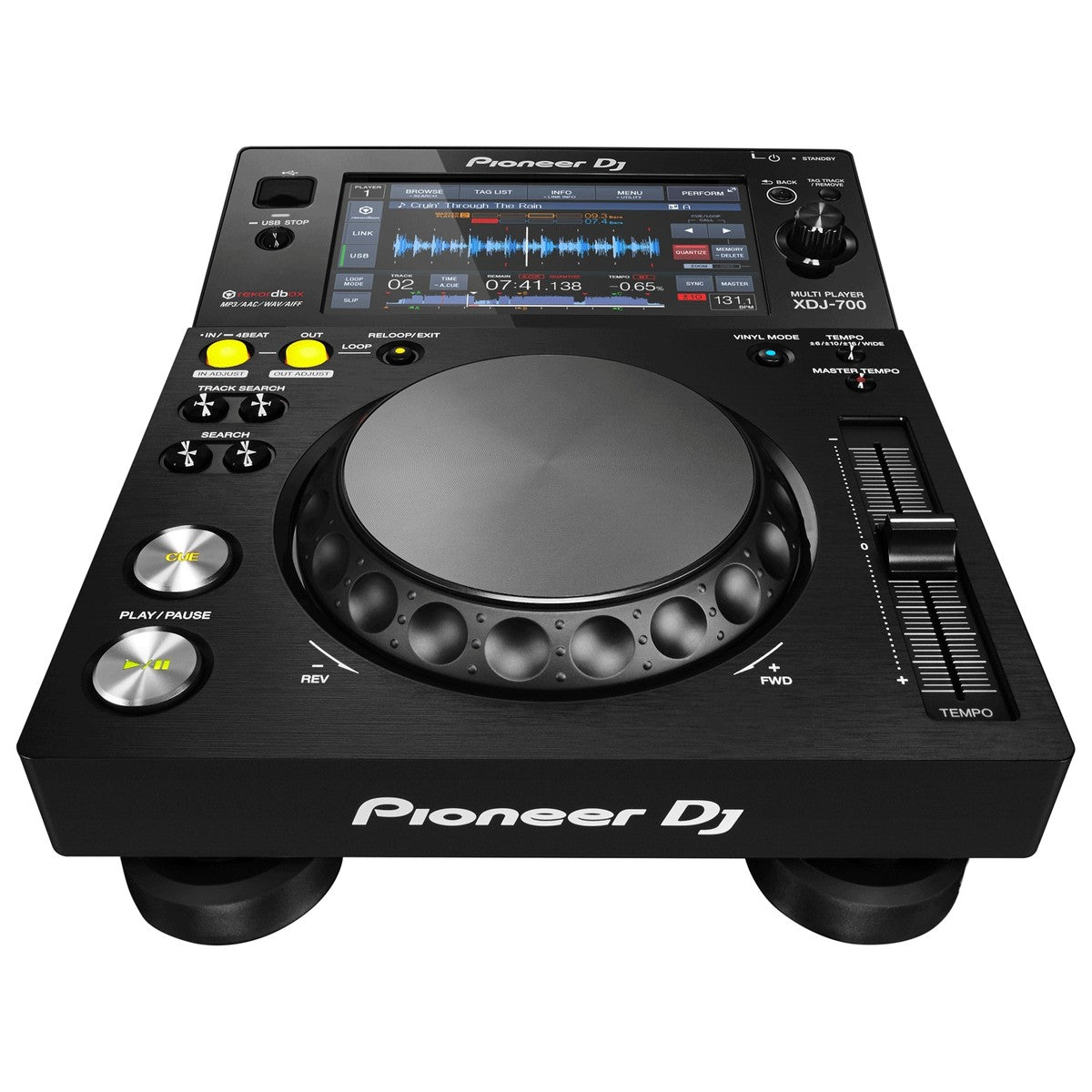 Pioneer DJ XDJ-700 Touch Screen Digital Player top front image