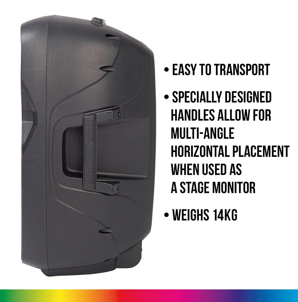 Kam RZ15A V3 1200w Active Speaker - side