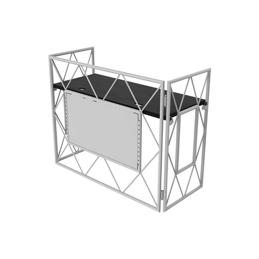 Ultimax TrussBooth-WH Professional DJ Booth (White Edition)