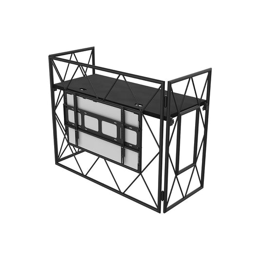 Ultimax TrussBooth-BK Professional DJ Booth (Black Edition)