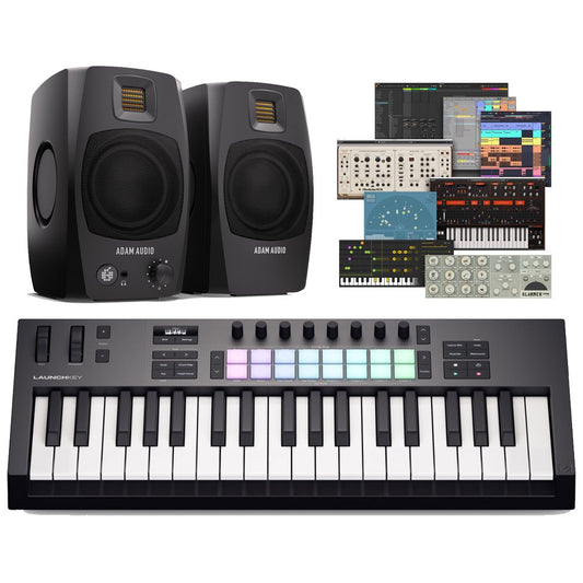 Novation Launchkey 37 MK4 and Adam Audio D3V Bundle