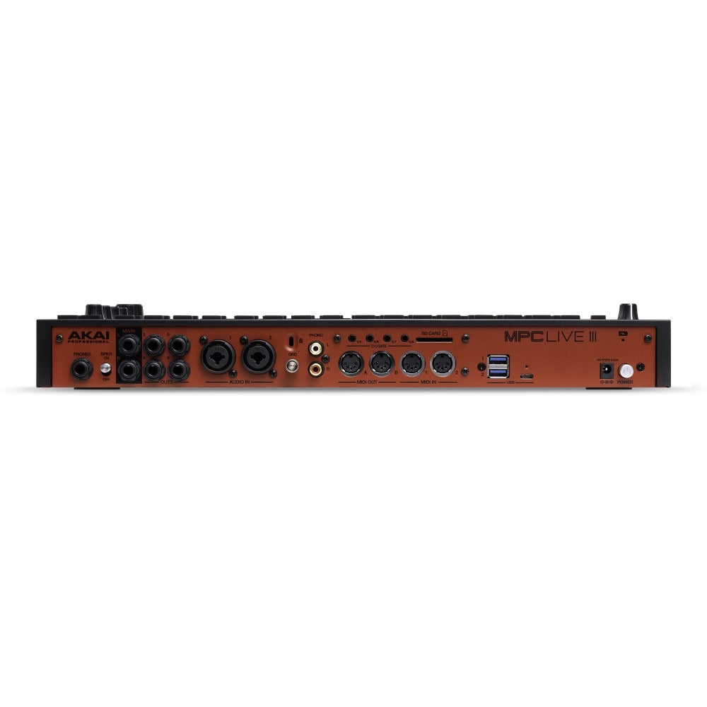 Akai Pro MPC Live III Standalone Music Production Centre rear