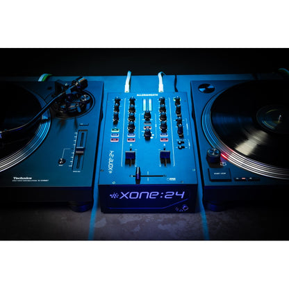 Allen & Heath XONE:24 2+1 Channel Analogue DJ Mixer - front action shot