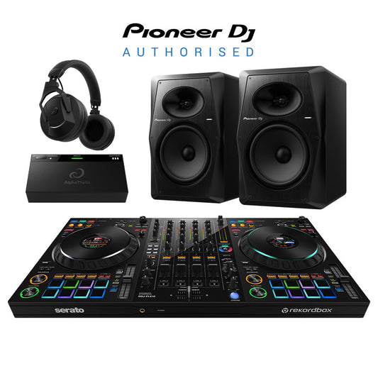 Pioneer DJ DDJ-FLX10 - VM-80 and HDJ-F10-TX Pro DJ Bundle Deal