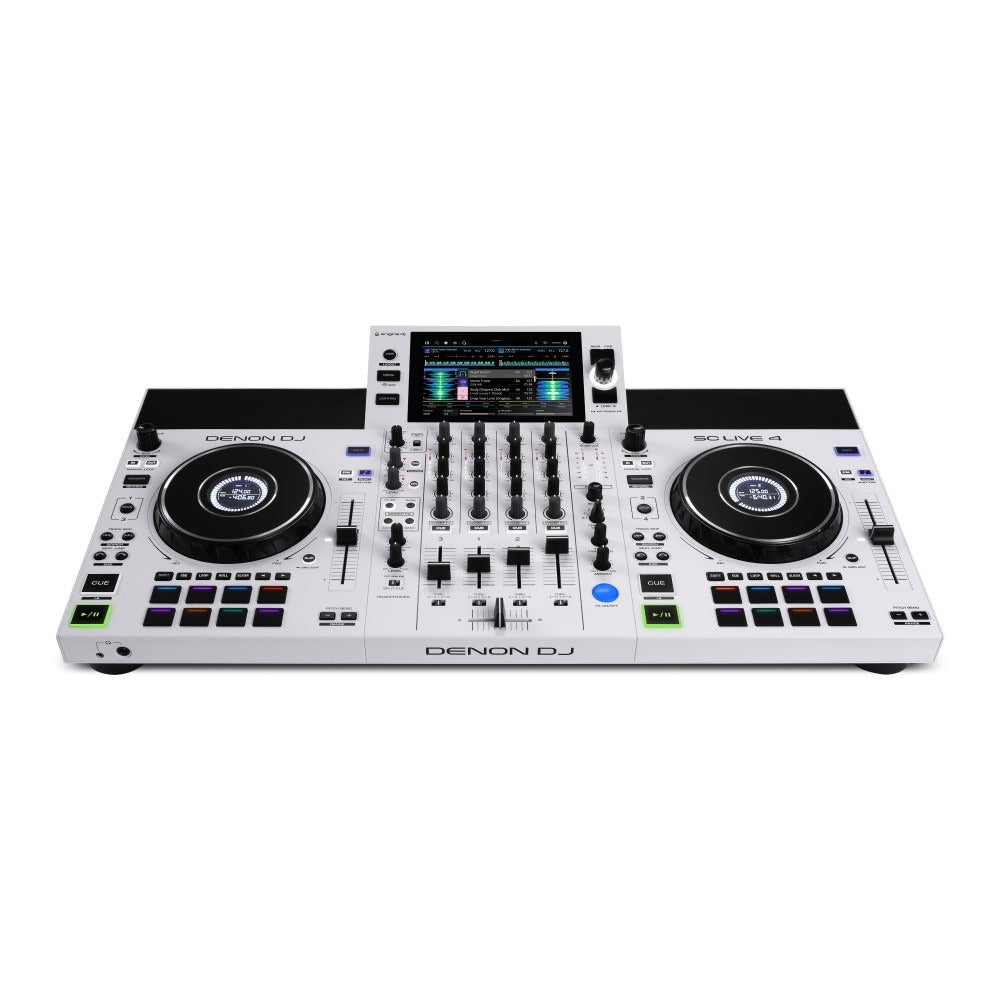 Denon DJ SC LIVE 4 White top front