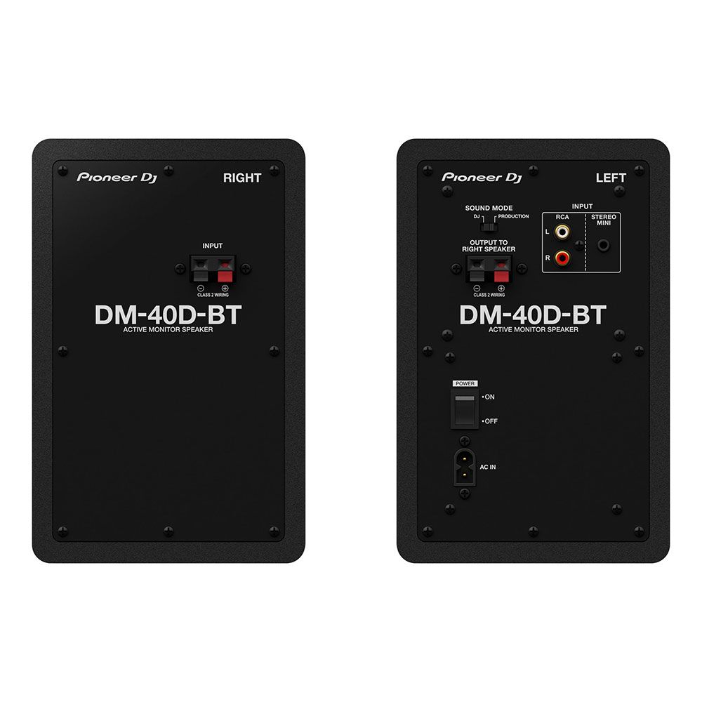 Pioneer DJ DM-40D-BT Bluetooth rear image