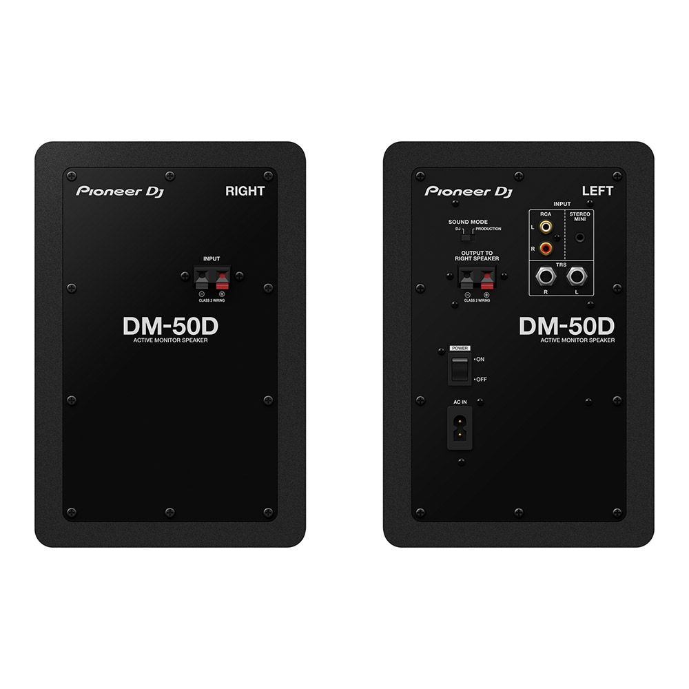 Pioneer DM-50D 5-inch Desktop Monitor System (pair) rear image