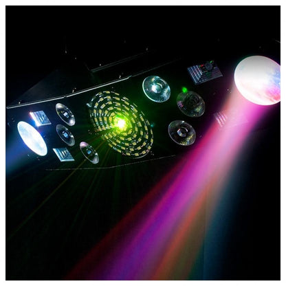 Eliminator Lighting Furious Five RG Multi-Effect closeup