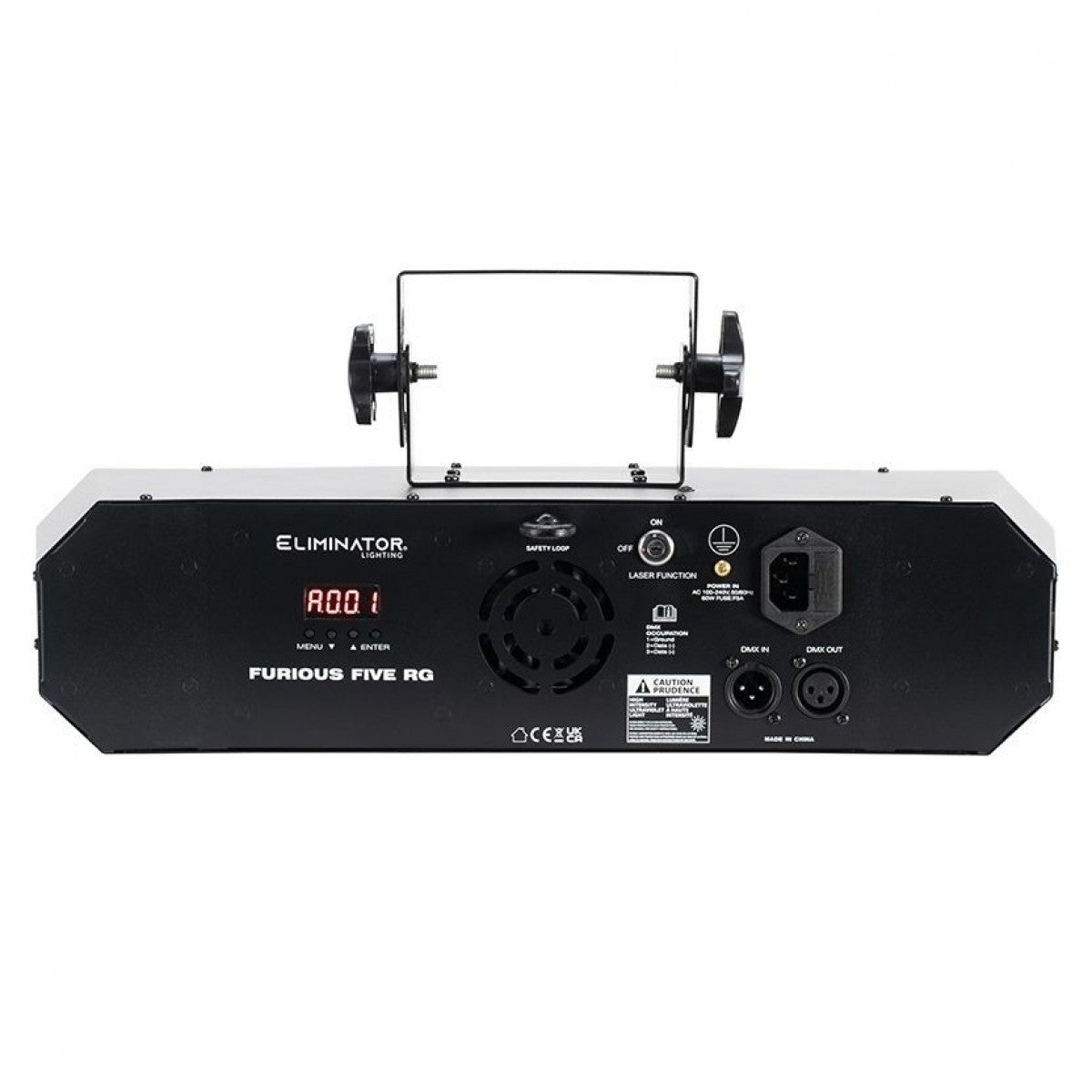 Eliminator Lighting Furious Five RG Multi-Effect rear image