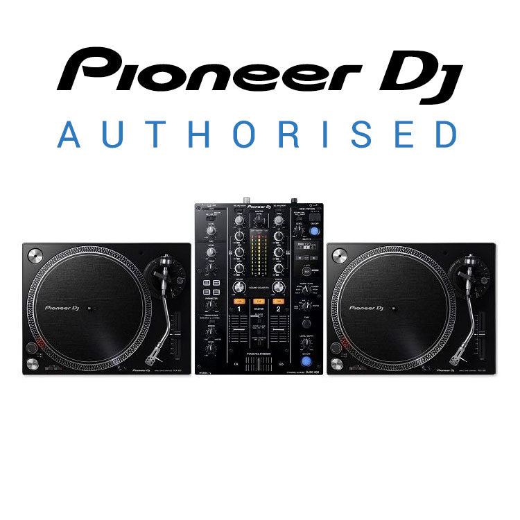 Pioneer DJ PLX-500 Turntable and DJM-450 Mixer Package