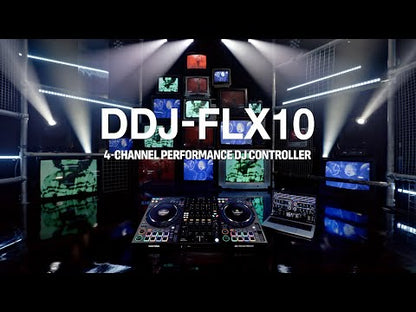 Pioneer DJ DDJ-FLX10, DM50D and HDJ-CUE1 Bundle