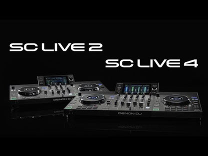 Denon DJ SC LIVE 4 - 4-Deck Standalone DJ Controller