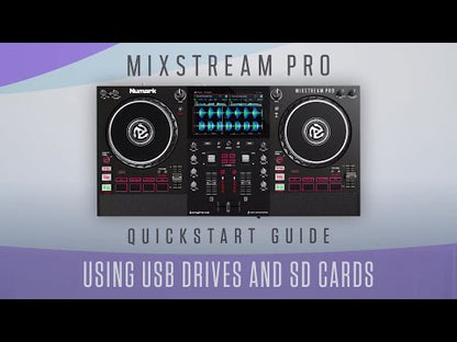 Numark Mixstream Pro + Standalone Streaming DJ Controller with WiFi and Speakers