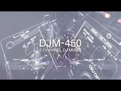 Pioneer DJ PLX-500 Turntable and DJM-450 Mixer Package