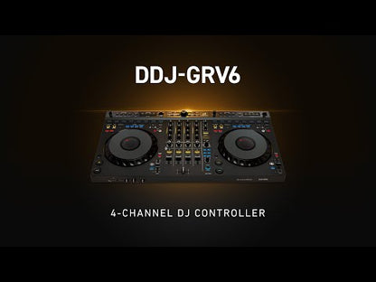 AlphaTheta DDJ-GRV6 Next-generation 4-channel DJ Controller