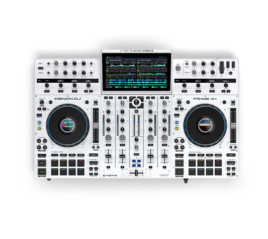 Denon DJ Prime 4+ DJ System Ltd Edition White