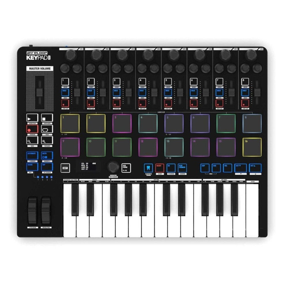 Reloop Keypad Pro Compact Midi Keyboard Controller