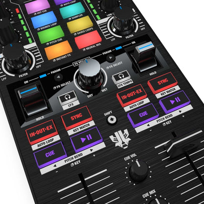 Reloop Mixtour Pro DJ Controller closeup