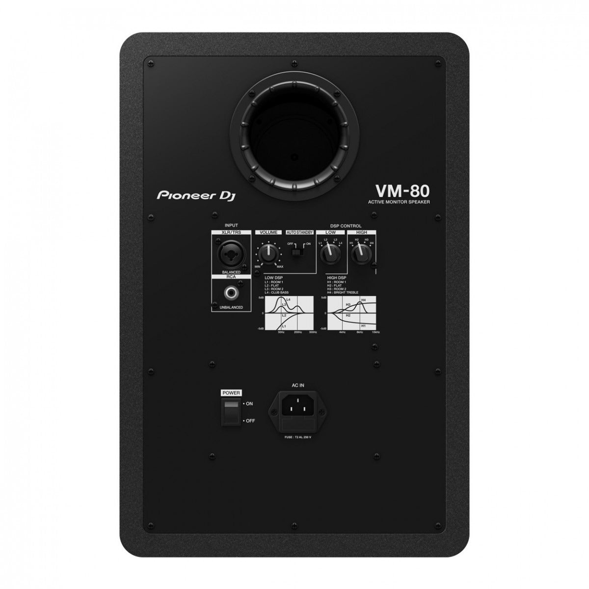 Pioneer DJ VM-80 Monitor Speaker rear rear image