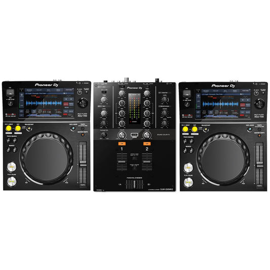 Pioneer DJ XDJ-700 Multiplayer and DJM-250MK2 Package