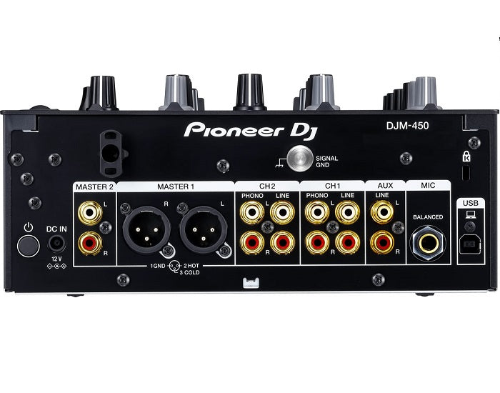 Pioneer DJM-450 DJ Mixer rear