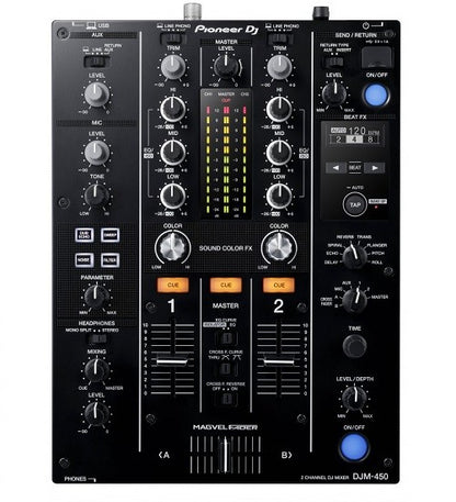 Pioneer PLX-500 Turntable and DJM-450 Mixer Package