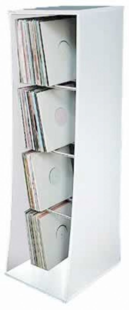 Vinyl Storage Unit White
