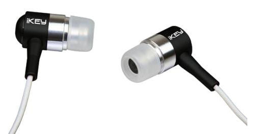 ikey Audio ED-E180-SIL Ear Drumz In-Ear Stereo Headphones