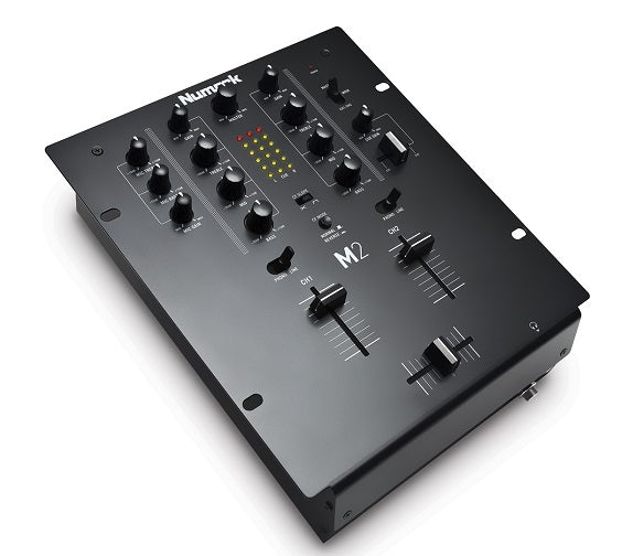 Numark M2 DJ Mixer Angle