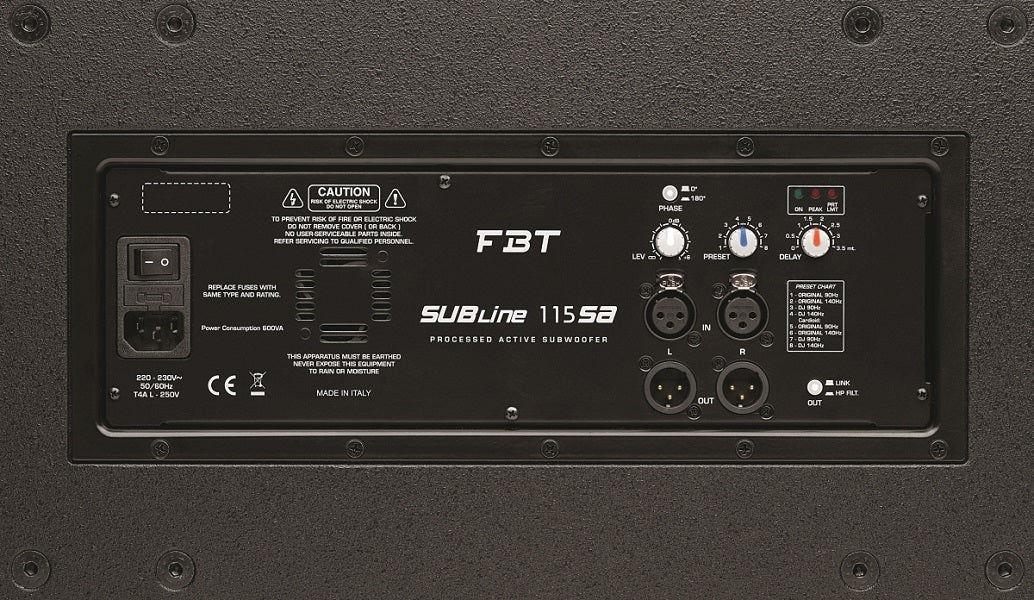 FBT Subline 115SA Rear