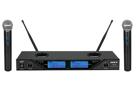 BST UDR 208 Dual Wireless Microphone System 