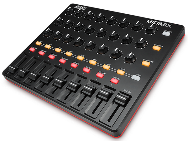 Akai MIDImix High-Performance Mixer/Daw Controller Angle