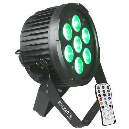 Ibiza Light PARLED712IR 7x 12W LED Par Can Effect