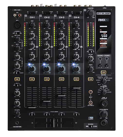 Reloop RMX-60 Digital Mixer With Effects Top