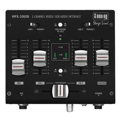 IMG Stageline MPX-20USB Top View