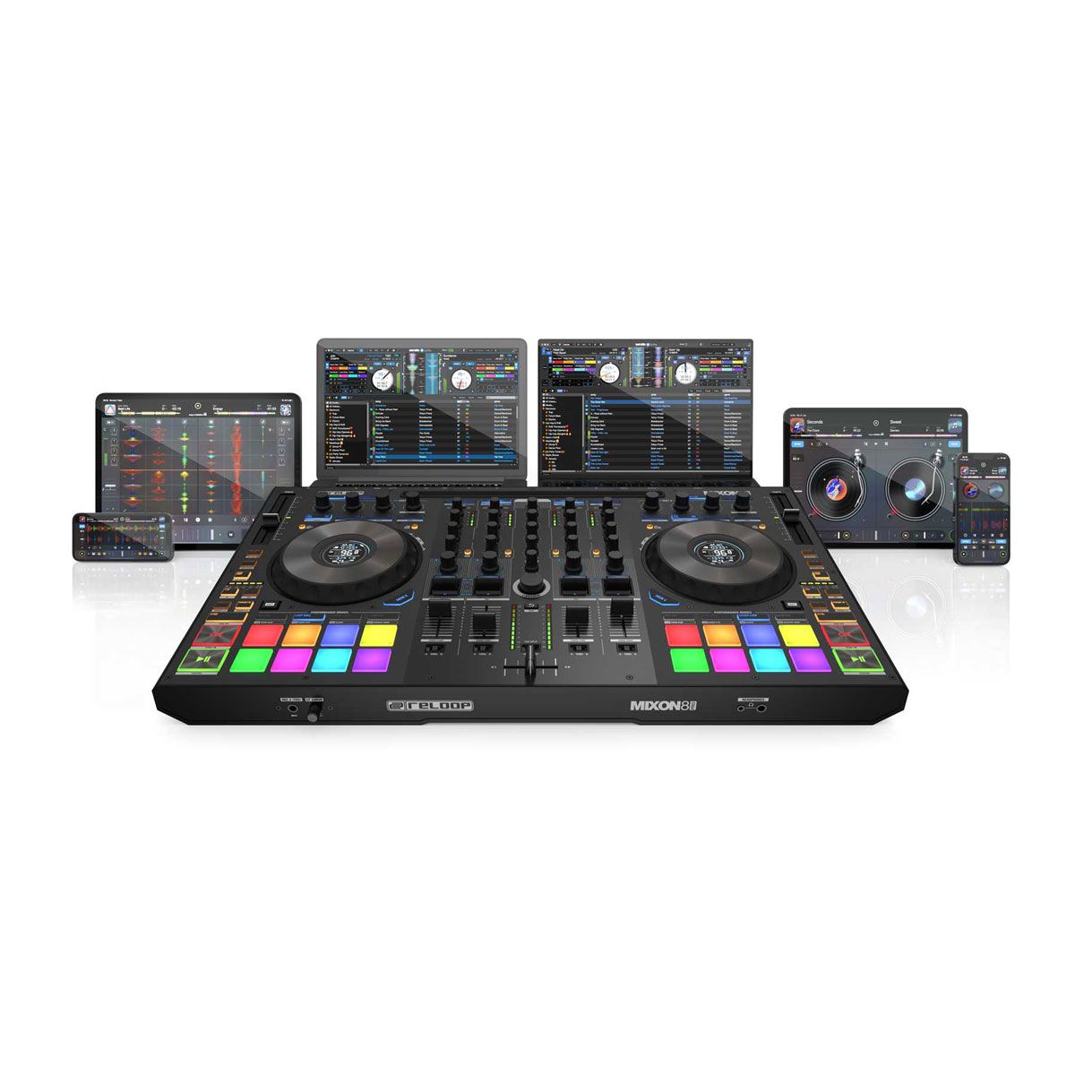 Reloop Mixon 8 Pro 4-channel Hybrid DJ controller