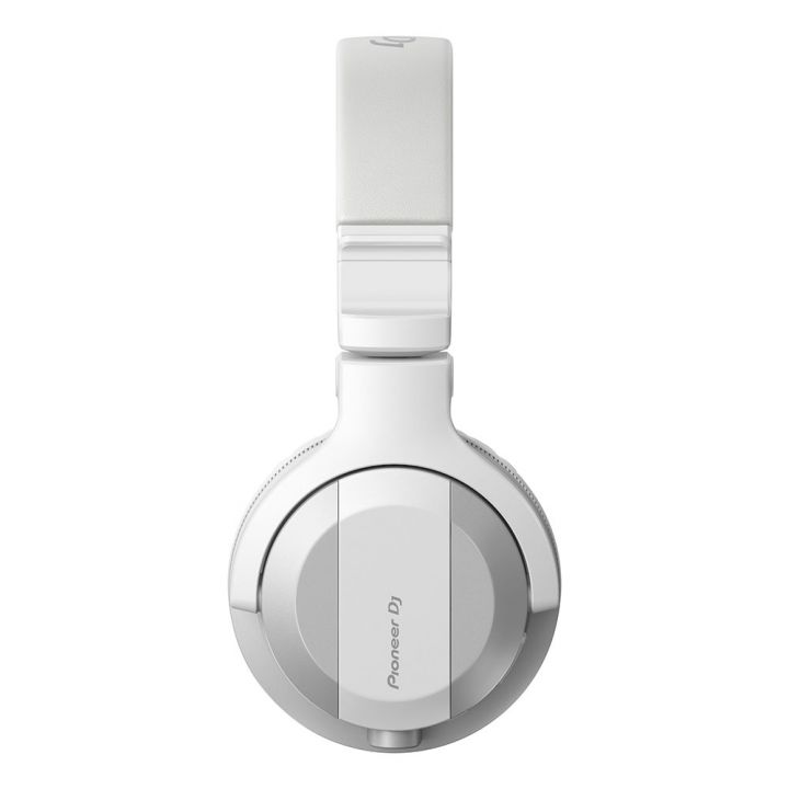 Pioneer DJ HDJ-CUE1BT-W White Wireless DJ Headphones Side