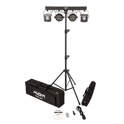 Kam Party Set ~ Inc lights, stand and carry bags