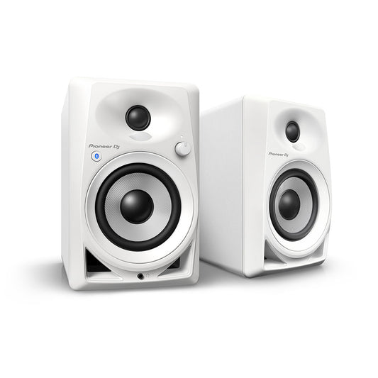 Pioneer DJ DM-40D-BT Bluetooth Desktop Speaker Monitor System White