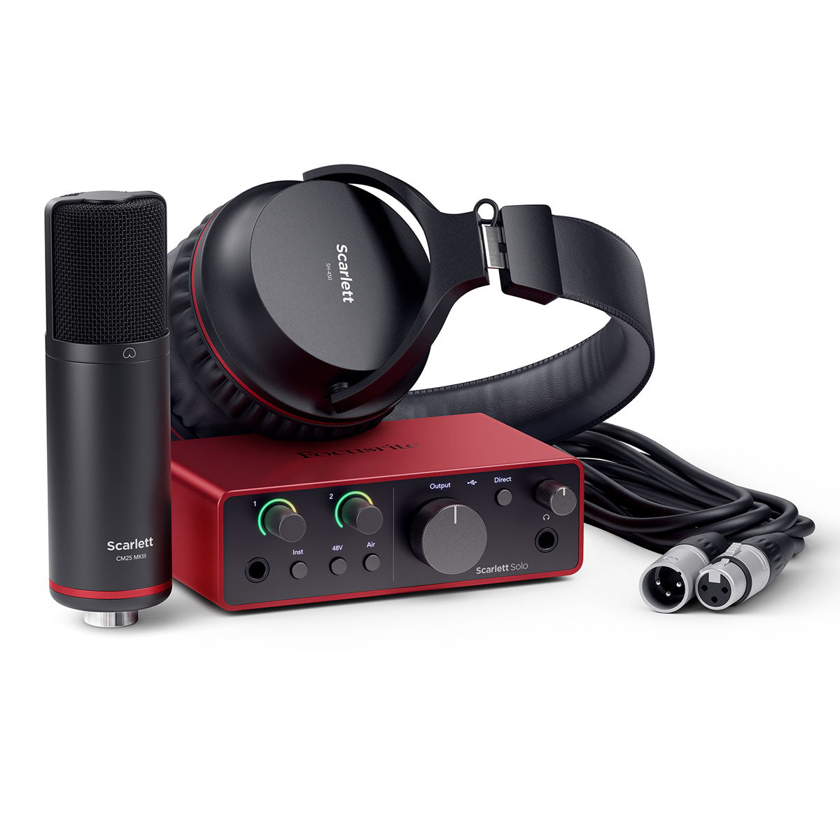 Focusrite Scarlett Solo Studio 4th Gen Audio Interface Bundle