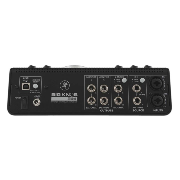 Mackie Big Knob Studio Monitor Controller Rear