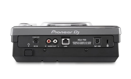 Pioneer XDJ-700 Decksaver Cover Smoked/Clear Rear