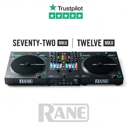 RANE Seventy-Two MK2 and Twelve MK2 Digital DJ Equipment Package