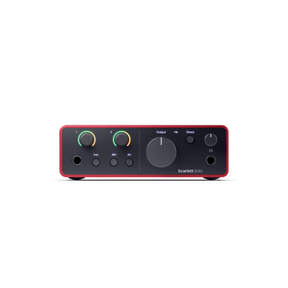 Focusrite Scarlett Solo Studio 4th Gen Audio Interface Front