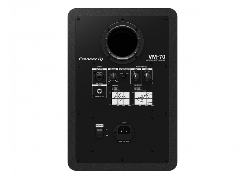Pioneer DJ VM-70 Monitor Speakers Rear