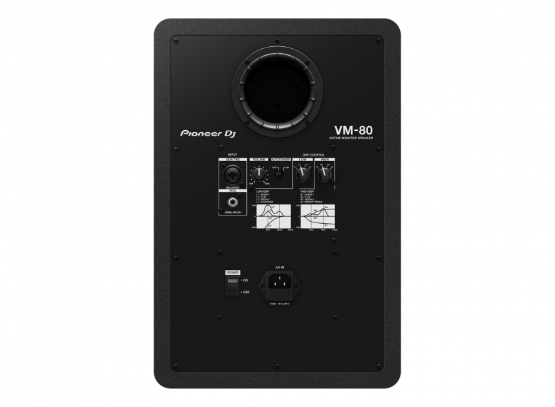 Pioneer DJ VM-80 Active DJ Speakers Rear