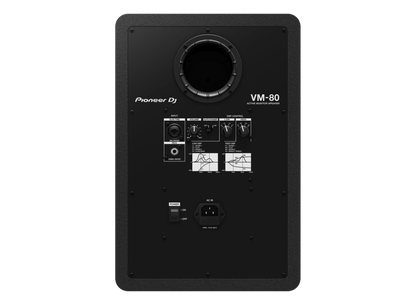 Pioneer DJ VM-80 Active DJ Speakers Rear